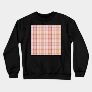 Spring Aesthetic Sorcha 1 Hand Drawn Textured Plaid Pattern Crewneck Sweatshirt